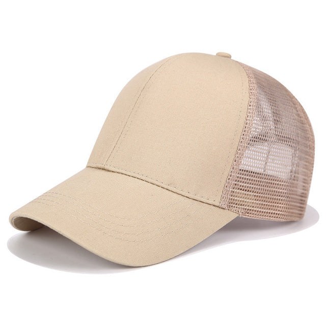 Premium Messy Bun Baseball Cap